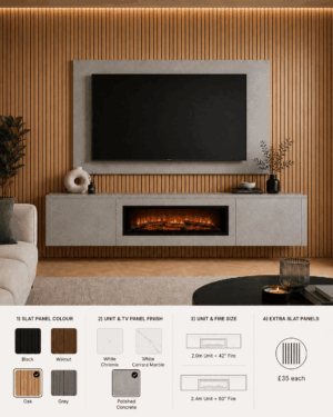 Custom Fire Media Wall Bundle